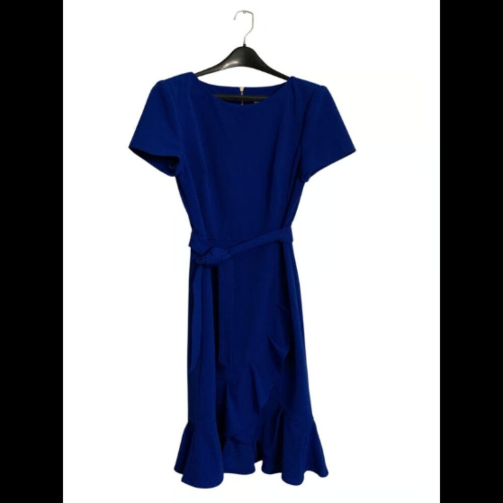 Women's Calvin Klein ruffle-hem sheath dress